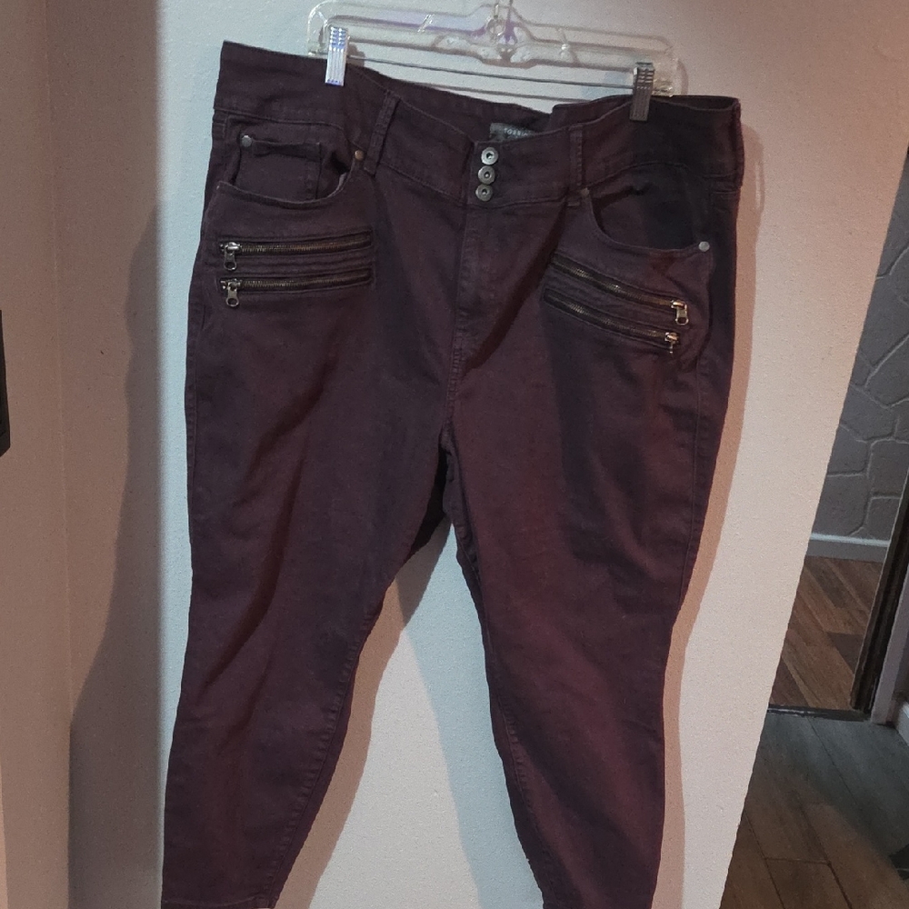 Torrid Deep Purple Jeggings